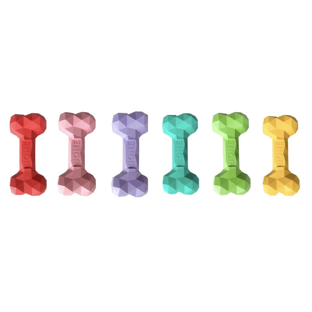 Tough & Durable Rubber Dog Bone Toys - For Heavy Chewers