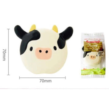 Petio Japan Rubber Squeaky Squishy Dog Toys - Super Durable for small but strong chewers (Cow)