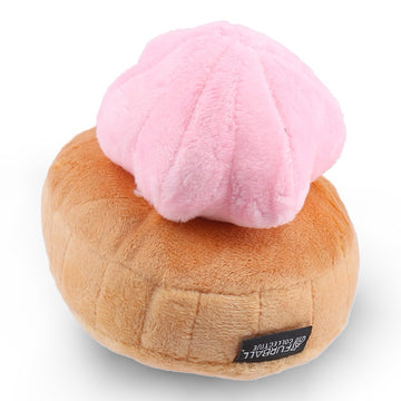 Singapore Pineapple Tart Kueh Dog Toy Tourist Souvenir Gift Furball Collective (Gem Biscuit - Pink)