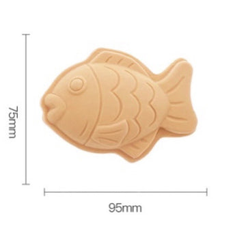 Petio Japan Rubber Squeaky Squishy Dog Toys - Super Durable for small but strong chewers (Taiyaki)