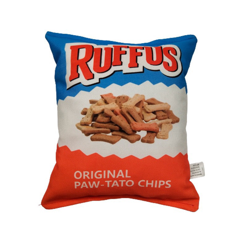 Squeaky Dog Pawtato Chips Dogritos Ruffus Toy