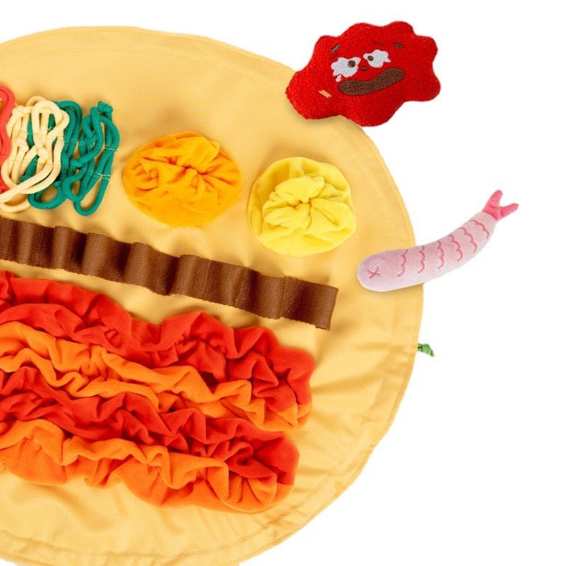 Interactive Dog Toy Snuffle Mat Steamed Bun Dumpling