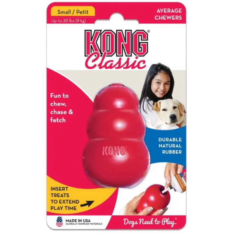 Kong Dog Rubber Chew Toy* Made in USA* (Kong Classic)