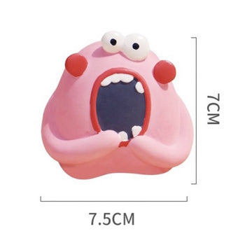 Japan Rubber Squeaky Monster Toys - Super Durable for small but strong chewers (Screaming Monster)