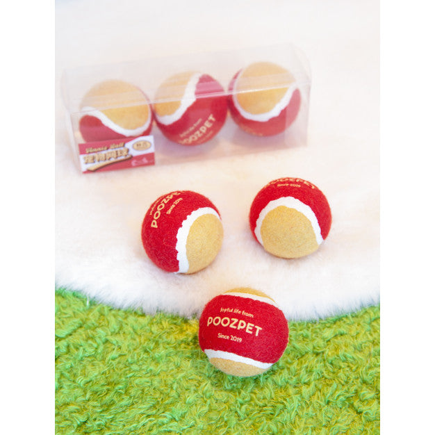 Poozpet Tennis Balls for Dogs & Cats