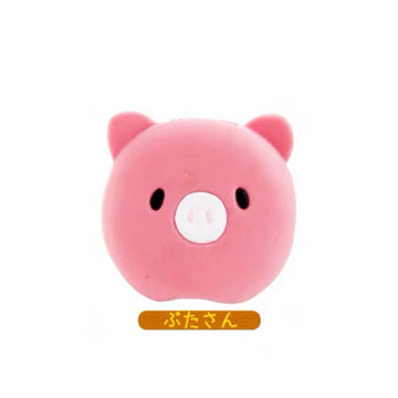 Petio Japan Rubber Squeaky Squishy Dog Toys - Super Durable for small but strong chewers (Miss Piggy)