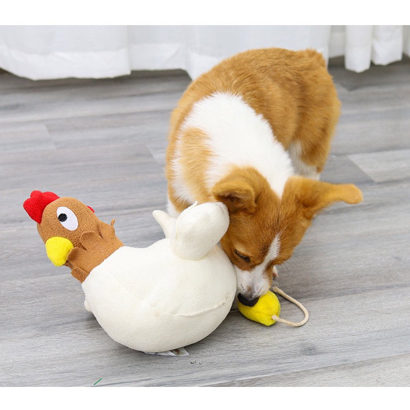 Enrichment Toy Snuffle Puzzle Interactive Toy for Dogs / Cats (Chicken Little)