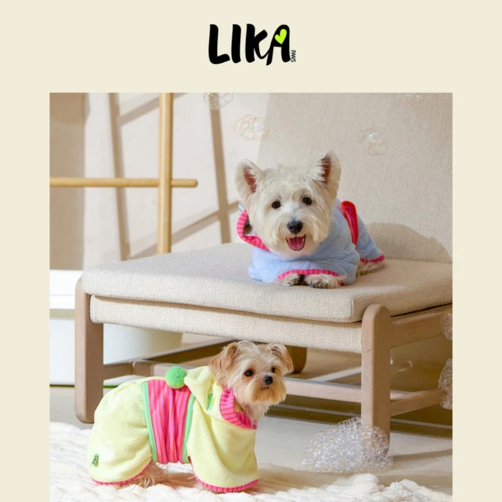 Likapaws Bathrobe for Small Medium Breed Dogs