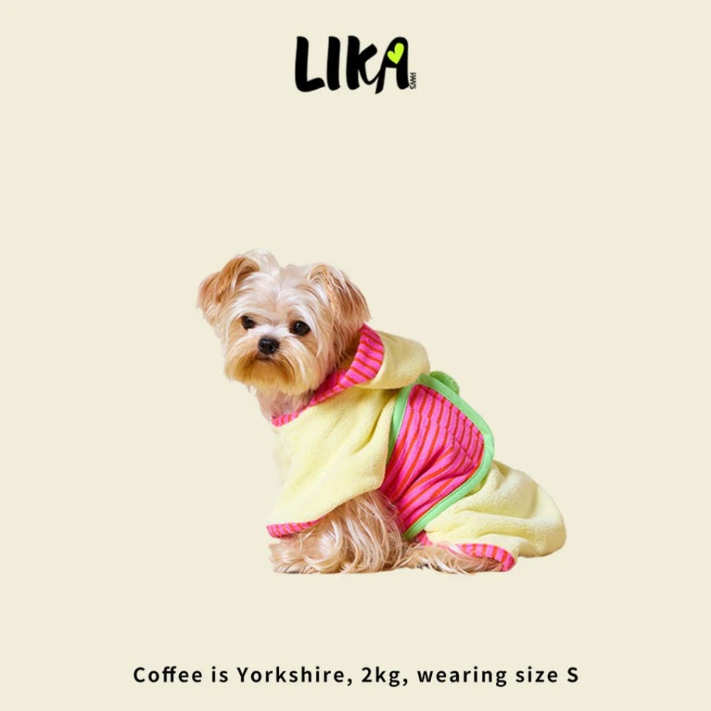 Likapaws Bathrobe for Small Medium Breed Dogs