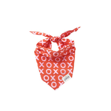 The Paws XO Valentine Birthday Bandana for Dogs/ Cats *Handmade in Bali*