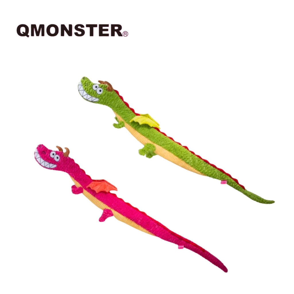 Qmonster Dragon Crinkle Toy for Dogs / Cats