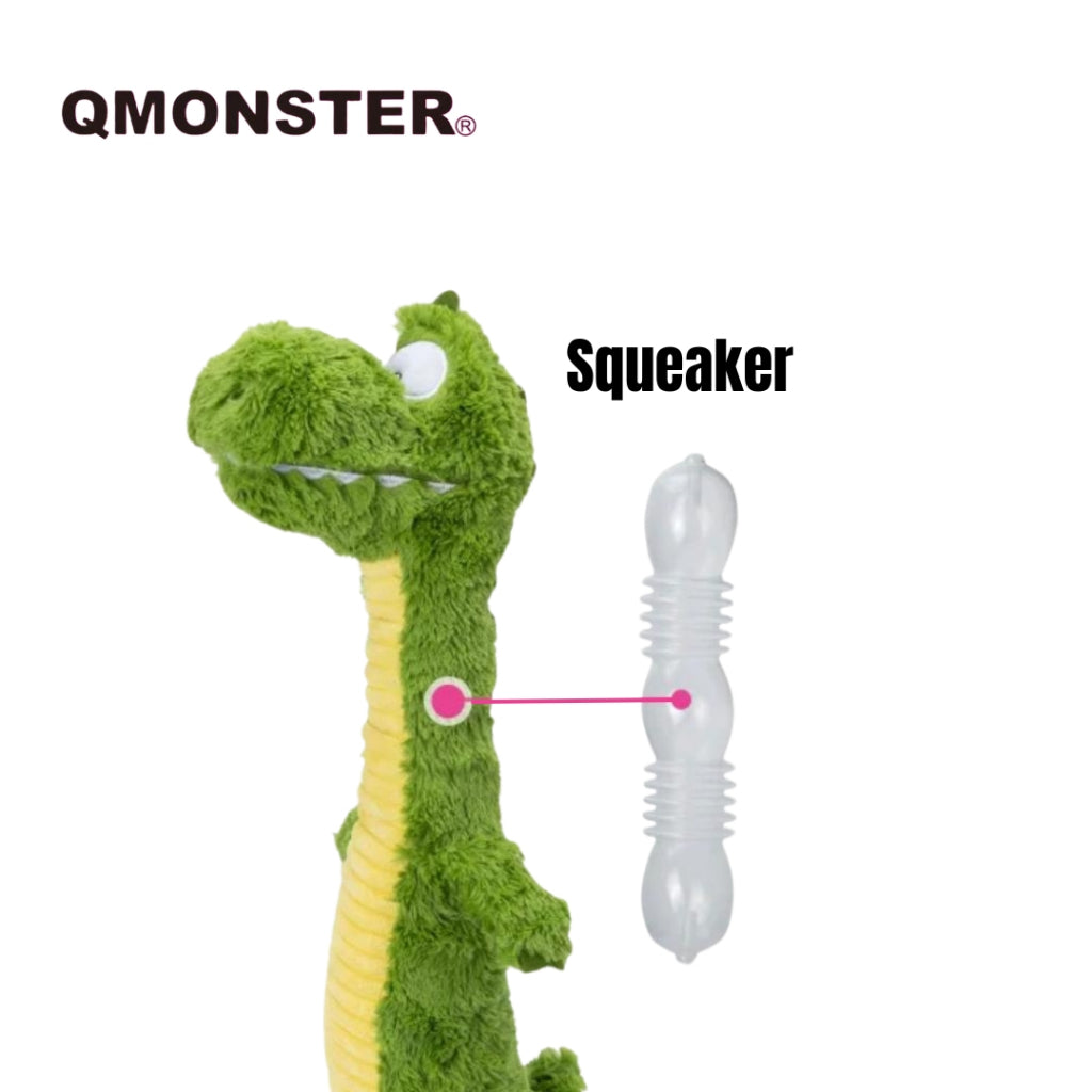 Qmonster Long-necked Crocodile Toy for Dogs / Cats