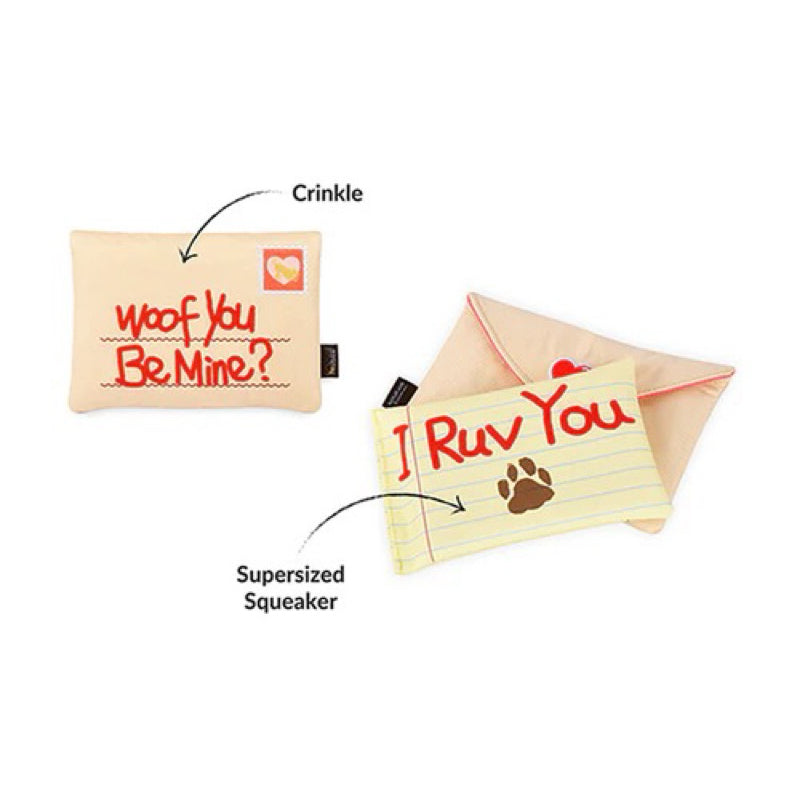 P.L.A.Y I Ruv You Love Letter Sqeaky Toy