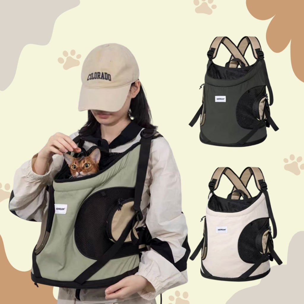 *POP.POP SG Local Stock* Pet Nylon Tote Backpack